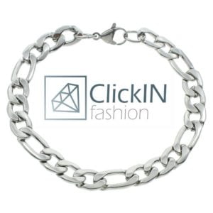 צמיד שירשור צבע כסף