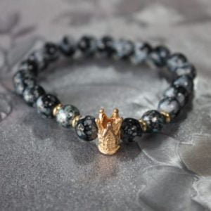 צמיד חרוז כתר מלכות