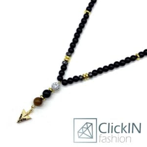 שרשרת חרוז חץ זהב