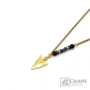 שרשרת משולש חרוז ריבוע זהב