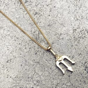 שרשרת קלשון חנית זהב